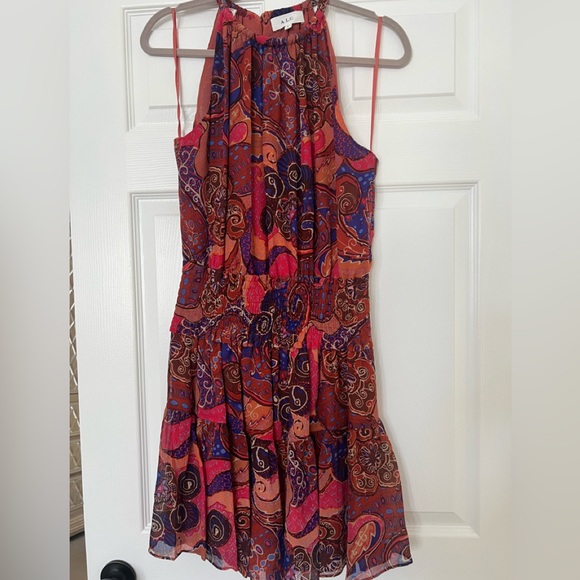 NWOT new 🆕 A.L.C. Corey dress in pink cobalt size 6 - Picture 3 of 9